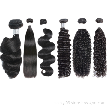 Wholesale Bundle Virgin Hair Vendors Cheap Brazilian Hair Bundles 100% Human Hair Bundles With Lace Frontals